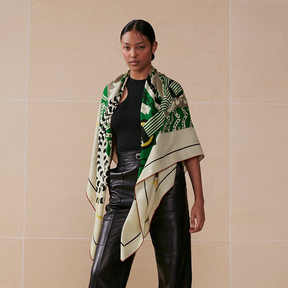 【希少品】HERMES GAUCHO シルクスカーフ Silla de Gaucho scarf 90 | Hermès USA